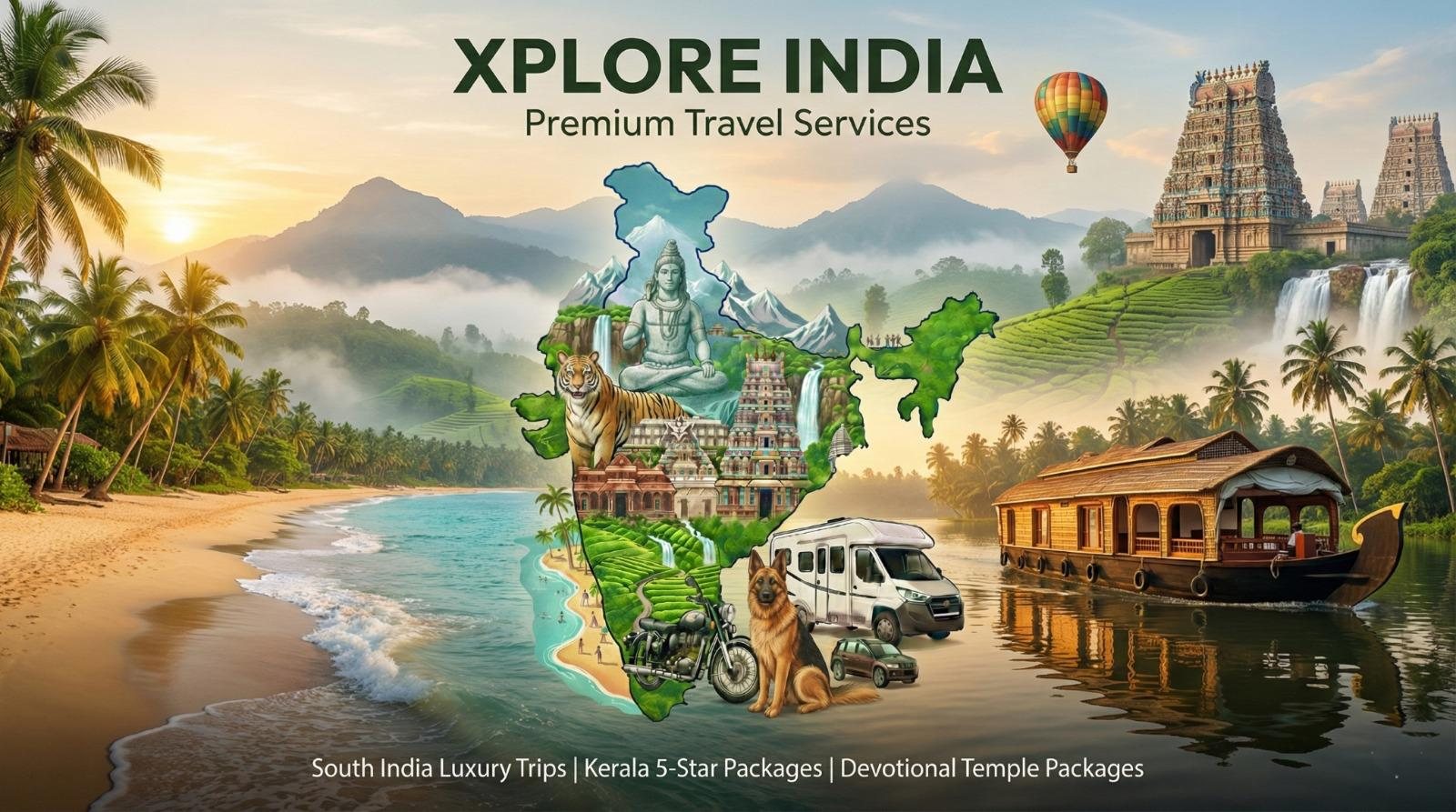 Xplore-India — South India luxury trips, Kerala 5-star packages and devotional temple packages