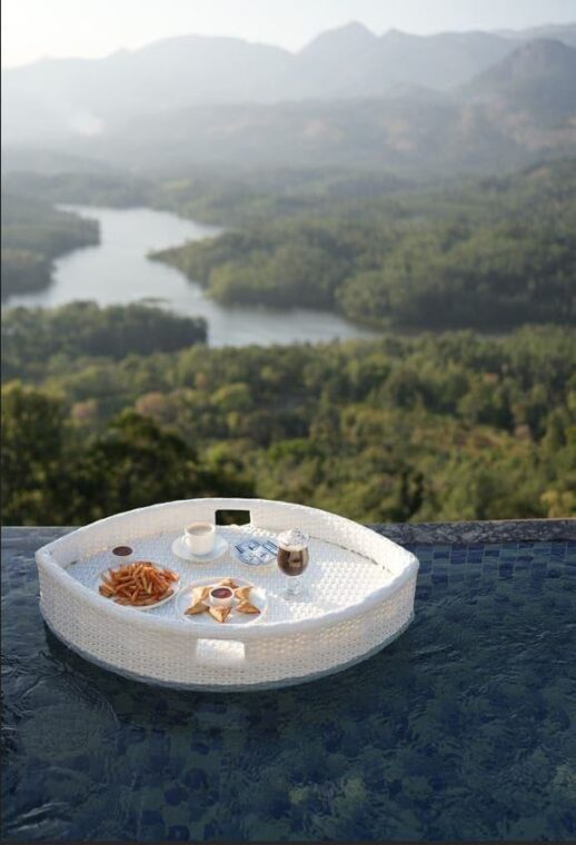 Transparent glamping domes